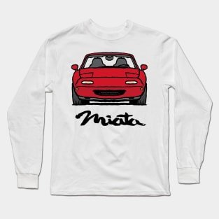 MX5 Miata NA Red Long Sleeve T-Shirt